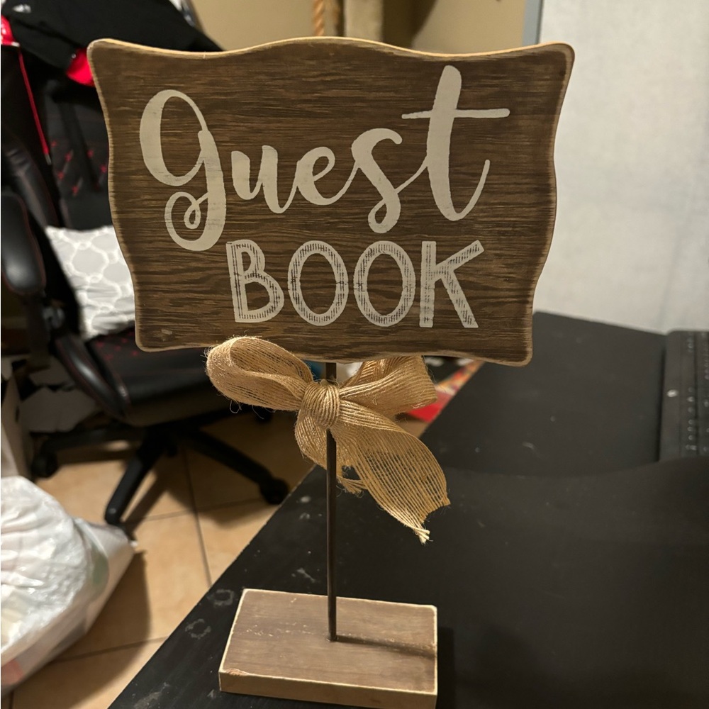 Guest Book sign